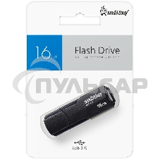 Флешка USB Smartbuy R/W (SB16 GbCLU-K3) UFD 3.0/3.1 016 Gb,CLUE черный