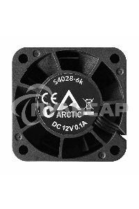 Комплект вентиляторов для корпуса Arctic S4028-6K (5 шт.) черный, 40 мм, 6000 об/мин, 4 pin