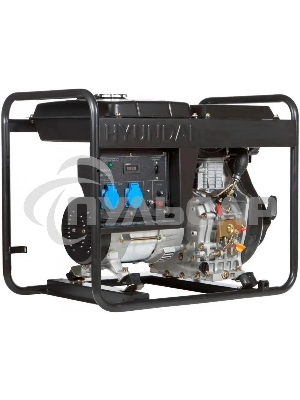 Электрогенератор дизельный Hyundai DHY 5000L, 4.6 кВт, 82 дБ, 114 кг
