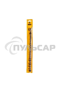 Бур по бетону Denzel двойная спираль, Cobalt W-tip, 12x310 мм, SDS PLUS