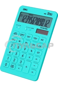 Калькулятор настольный Deli Touch EM01531 голубой 12-разр.