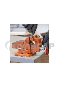 Тиски слесарные SPARTA 100мм поворотные с наковальней 186235