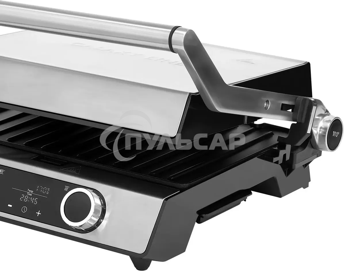 Электрогриль Galaxy Line GL2984 2200Вт серебристый