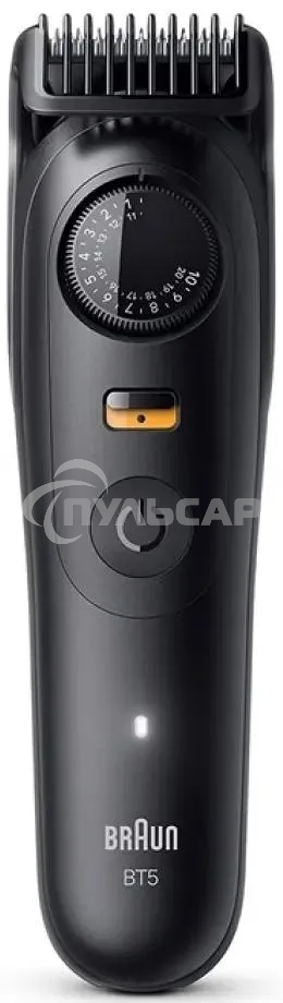 Триммер Braun BT5520 черный (насадок в компл:3шт)
