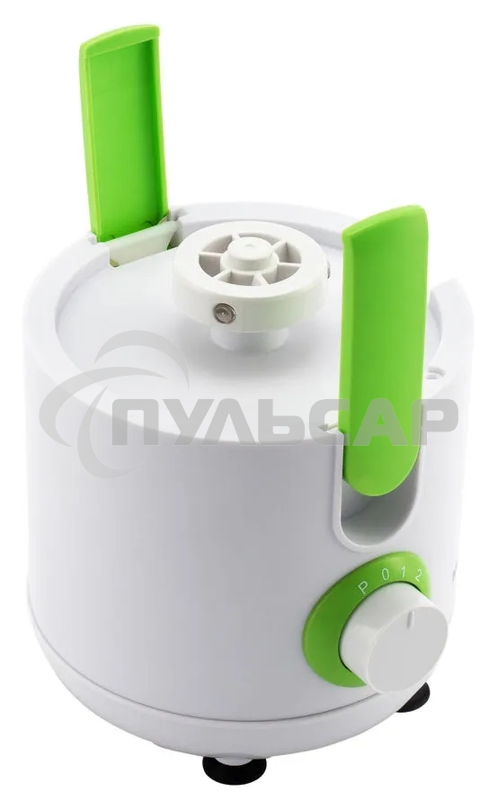 Соковыжималка центробежная Hyundai HY-JE1615 500Вт рез.сок.:400мл. белый/зеленый