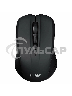 Мышь беспроводная HIPER HOMW-101-BT черный, 1600 dpi, радиоканал, USB, кнопки - 4