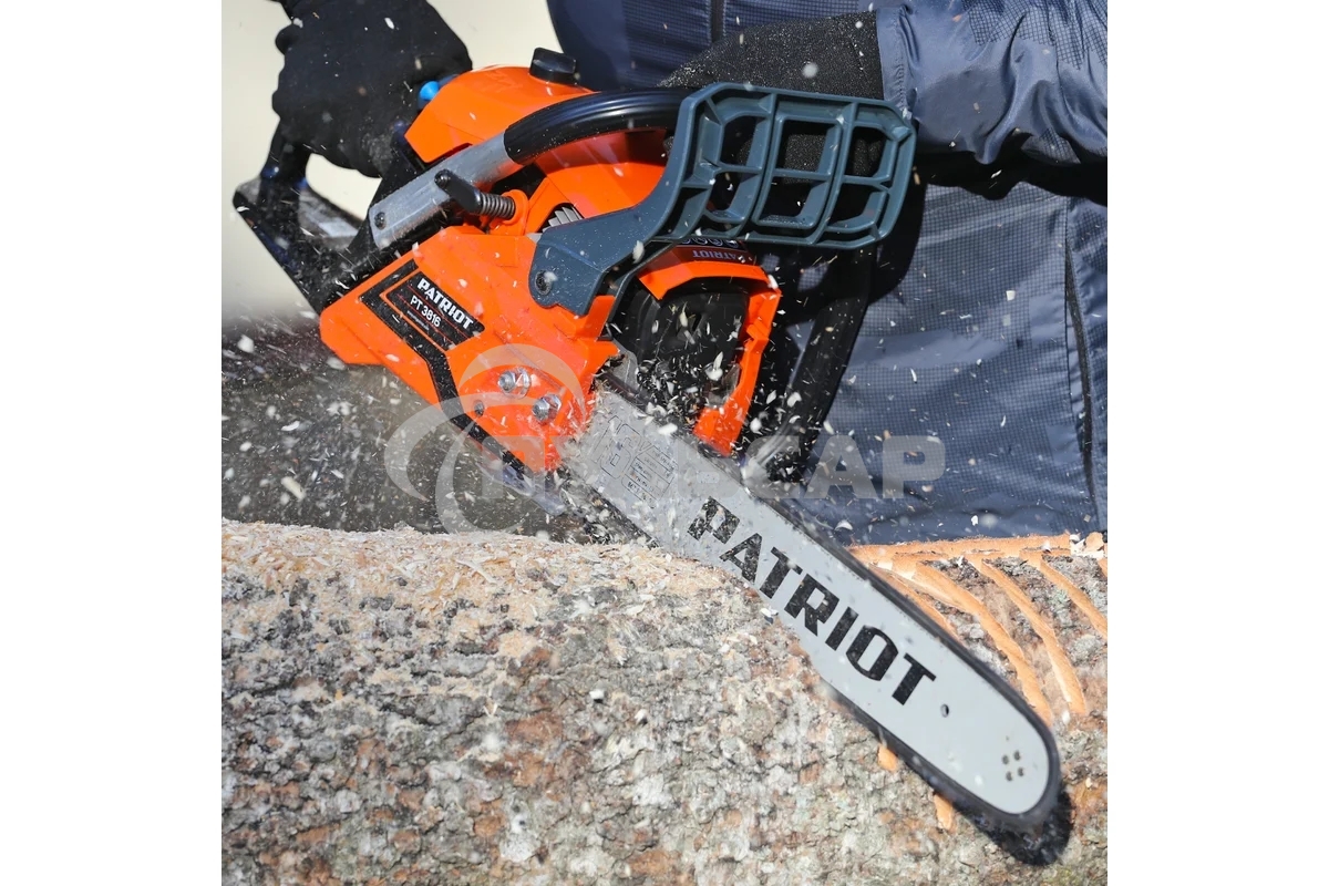 Бензопила Patriot PT 3816 + топор APF-600 1470Вт 2л.с. дл.шины:16