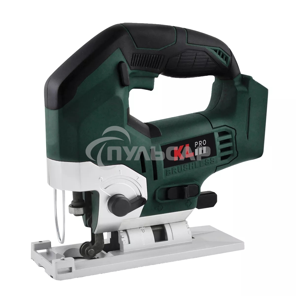 Профессиональный лобзик бесщеточный KLPRO KLDT18B-80 (18В, Li-ion-2шт, 8.0А·ч, патрубок для пылесоса, полотна (дерево/металл, З/У-4А, кейс)