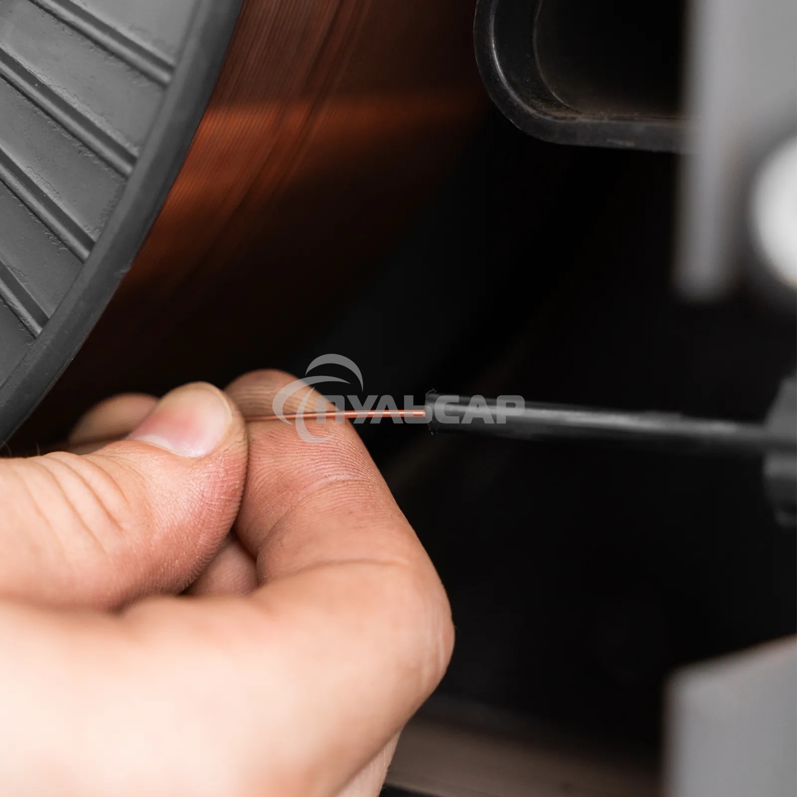 Омедненная проволока Denzel ER70S-6, диам. 1 мм, 15 кг, диам. катушки D300