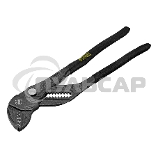 Клещи переставные Denzel кнопочный механизм, обливные рукоятки, сантехнические, 250 мм