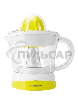 Соковыжималка цитрусовая Starwind SJ 1121 30Вт рез.сок.:700мл. белый/желтый