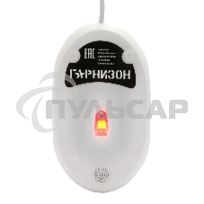 Мышь проводная Гарнизон GM-100W белый, 1000 dpi, USB, кнопки - 3