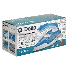 Утюг DELTA DL-430Т белый с синим