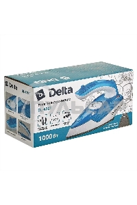 Утюг DELTA DL-430Т белый с синим