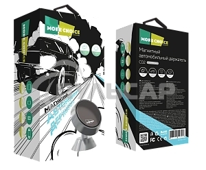 Автомобильный держатель MORE CHOICE C02 серебристый