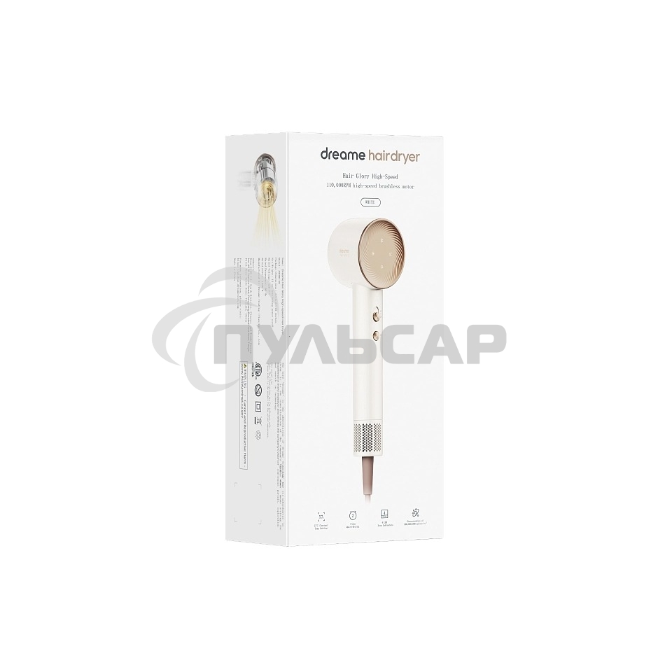 Фен Dreame Hair Glory Hair Dryer, белый