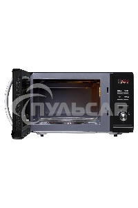 Микроволновая печь BBK 23MWG-851T/B черный, 23 л, 800 Вт, поворотный механизм/кнопки