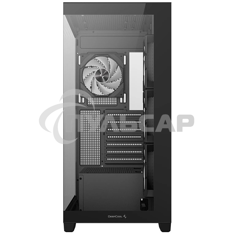 Компьютерный корпус Deepcool CG580 4F черный без БП ATX 6x120мм 3x140мм 2xUSB 3.0 audio bott PSU
