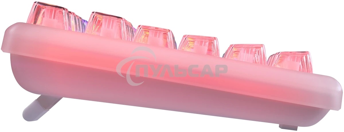 Клавиатура проводная механическая Defender Icebone GK-354 RU,прозрач,81кн+FN,радуж,1.5м_1