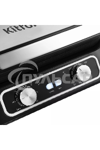 Электрогриль KITFORT KT-1652 черный/серый, 2100 Вт