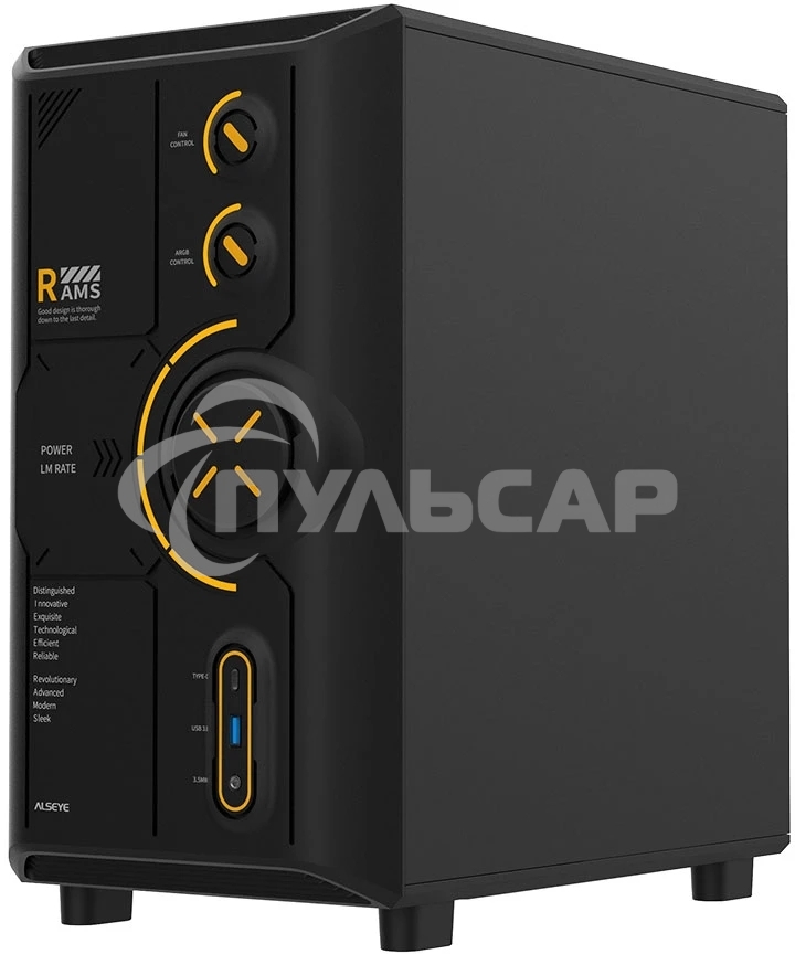 Компьютерный корпус RAMS 2.0 черный Type C