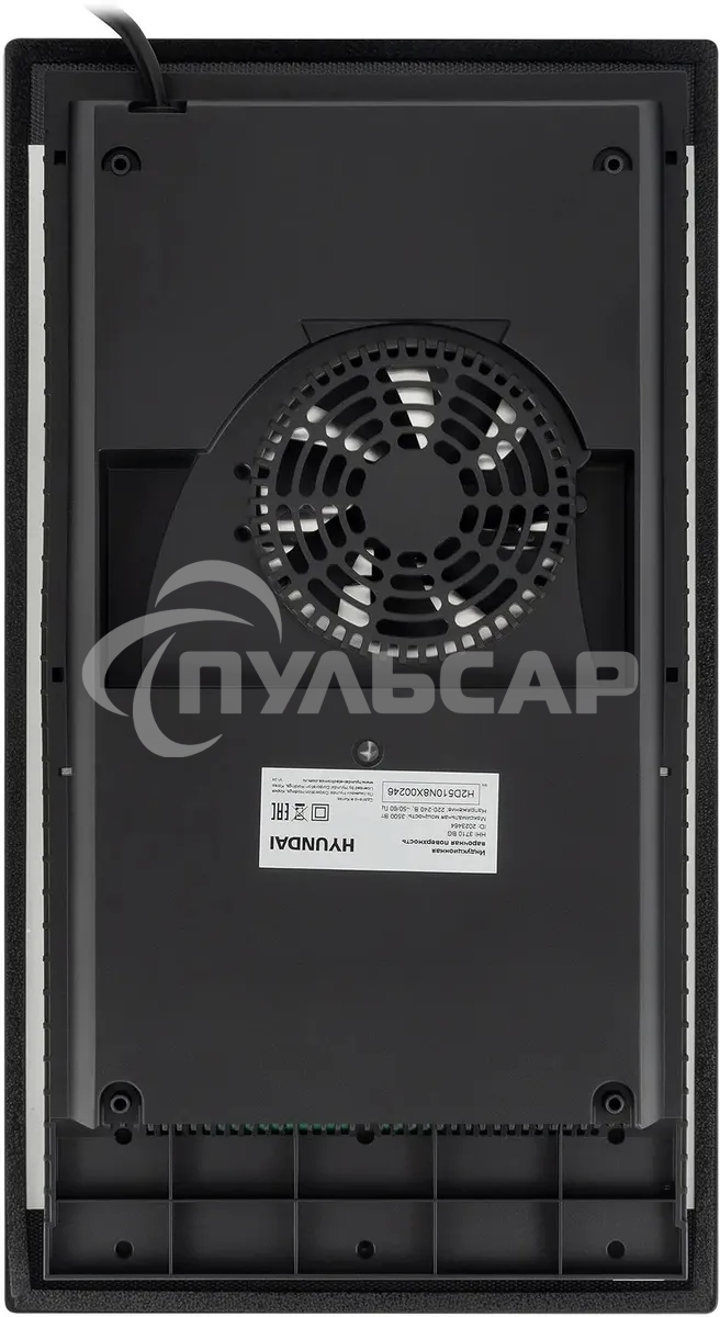Индукционная варочная панель Hyundai HHI 3710 BG независимая, черный