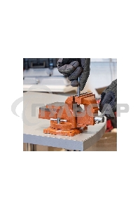 Тиски слесарные SPARTA 100мм поворотные с наковальней 186235