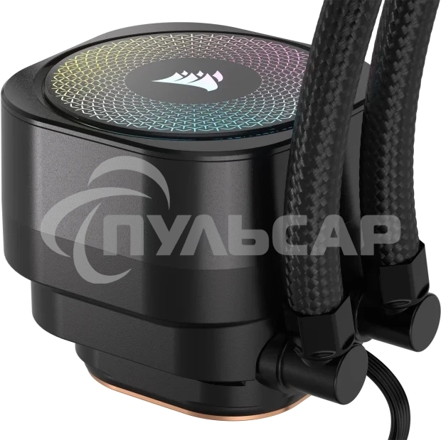 Система жидкостного охлаждения Corsair NAUTILUS 240 ARGB (240мм, черный, ARGB/ Fans: 2x120мм, 74.37CFM, 34dBA, 2100RPM/ S: 1851, 1700, AM5, AM4)