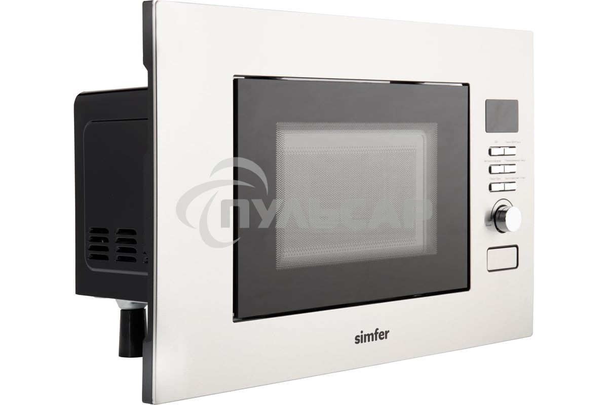 Микроволновая печь встраиваемая SImfer MD2714 22л,1150Вт, гриль, нержавеющая сталь