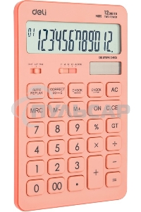 Калькулятор настольный Deli Touch EM01541 красный 12-разр.