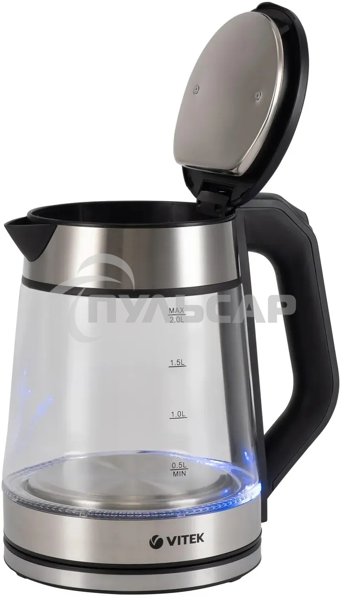 Чайник электрический Vitek VT-1176 черный 2200W 1.7л