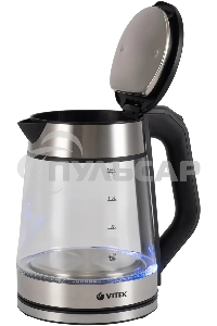 Чайник электрический Vitek VT-1176 черный 2200W 1.7л
