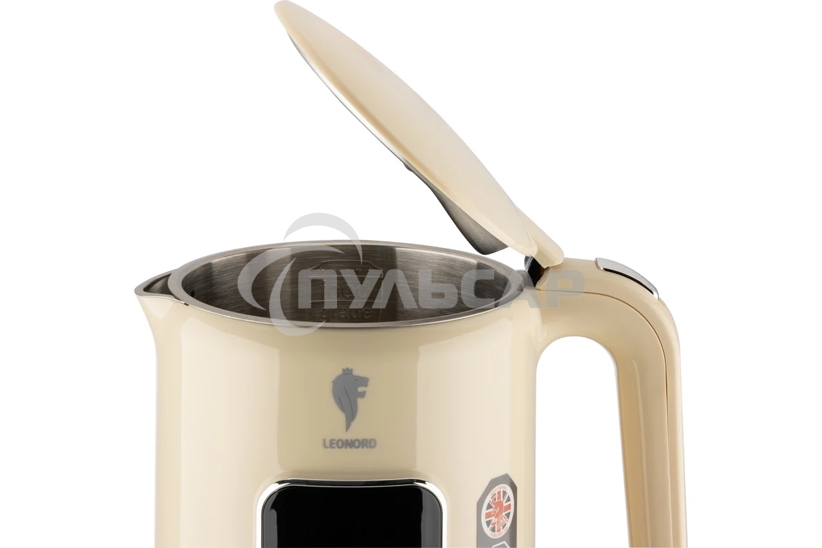 Чайник электрический LEONORD LE-1533 1,7л, двойной корпус, бежевый