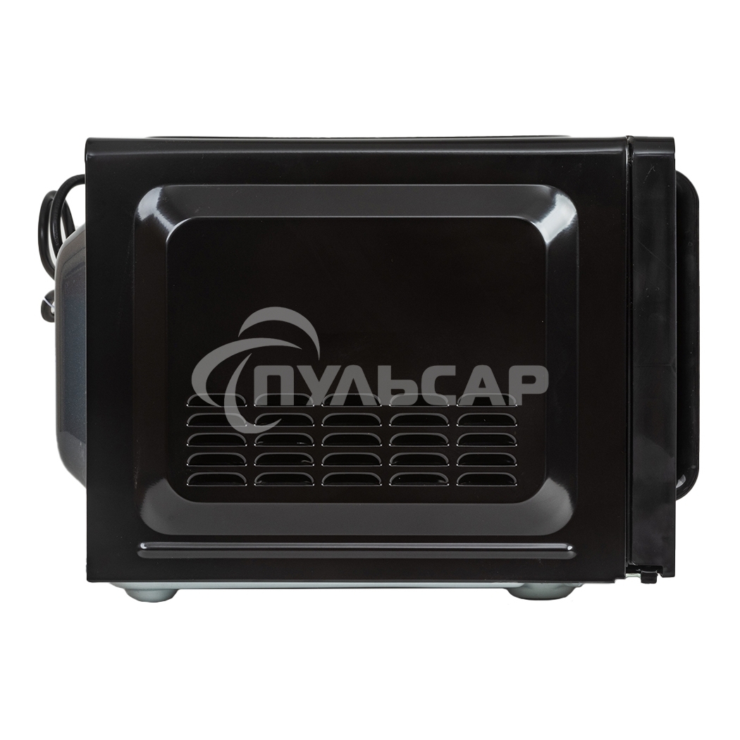 Микроволновая печь JVC JK-MW130M черный, 20 л, 700 Вт, переключатели - поворотный механизм