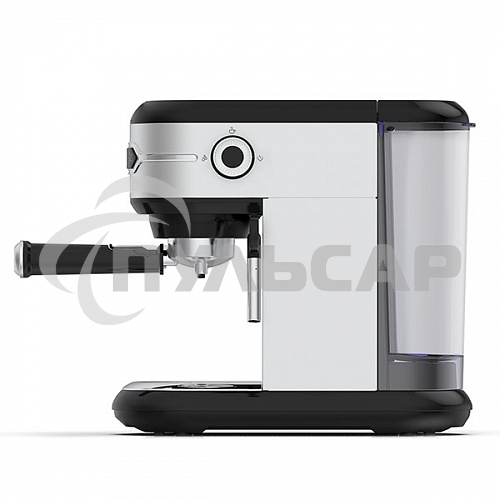 Кофеварка рожковая BQ CM3001 сталь-черный, исп. кофе - молотый, 1 л, 1450 Вт, 15 бар