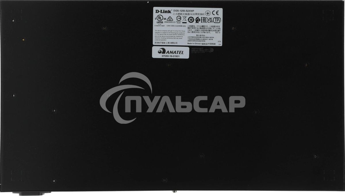 Коммутатор управляемый PoE L2 48 портов 10/100/1000 Мб/с, 4хSFP+, 370 Вт