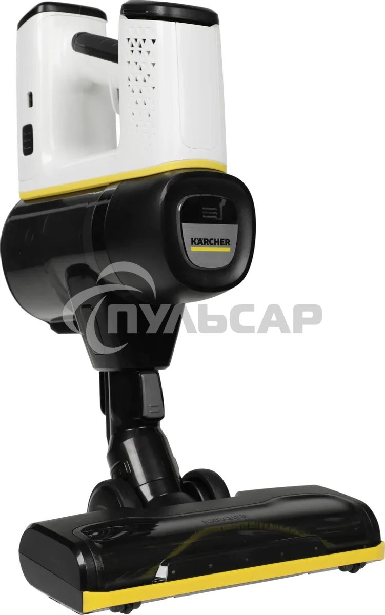Пылесос вертикальный/ручной Karcher VC 6 Cordless ourFamily Car черный/белый, питание от аккумулятора, 250 Вт, уборка сухая, пылесборник 0.8 л, работа от АКБ max 50 мин