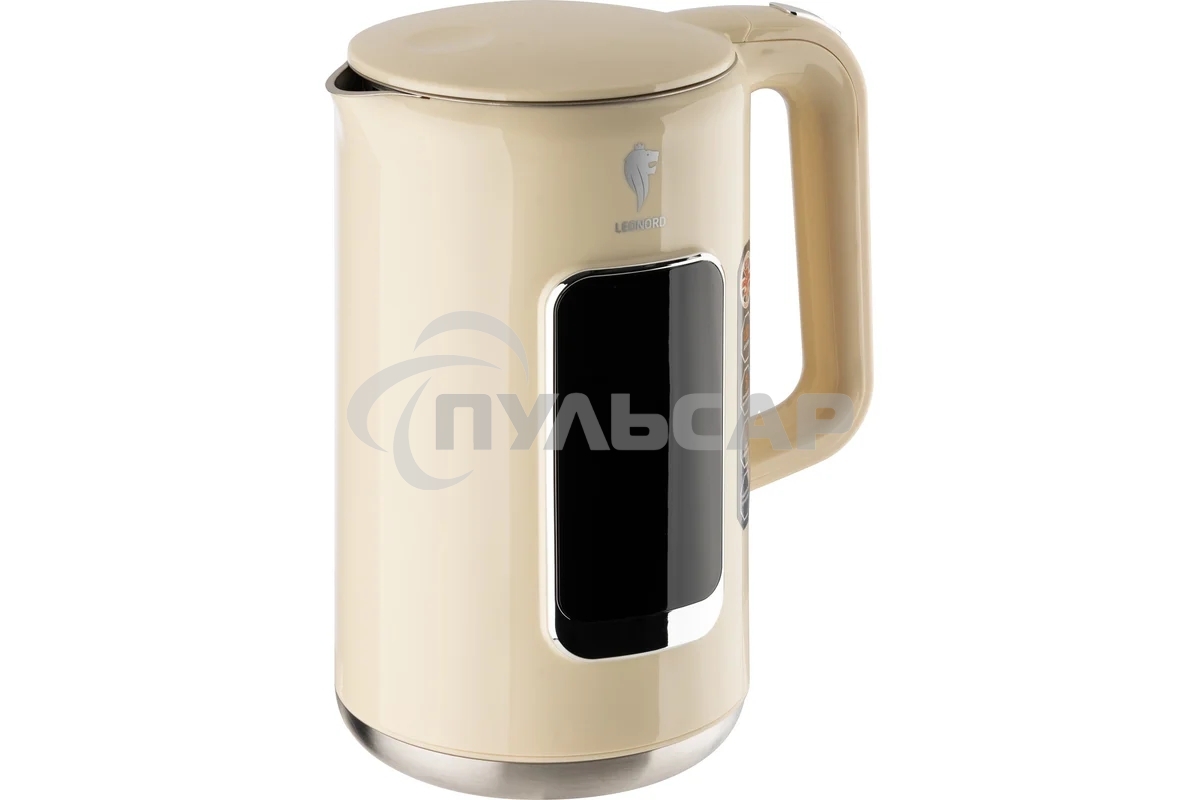 Чайник электрический LEONORD LE-1533 1,7л, двойной корпус, бежевый