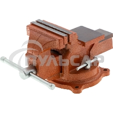 Тиски слесарные SPARTA 100мм поворотные с наковальней 186235