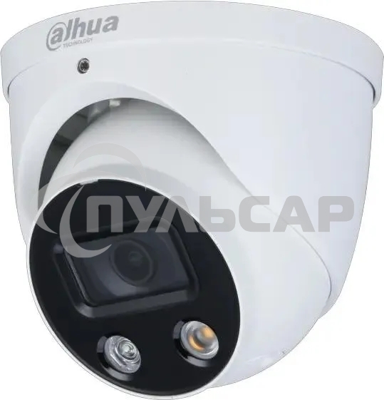 Камера видеонаблюдения IP Dahua DH-IPC-HDW3449HP-AS-PV-0360B-S5 3.6-3.6мм цв. корп.:белый/черный (DH-IPC-HDW3449HP-AS-PV-0360B)