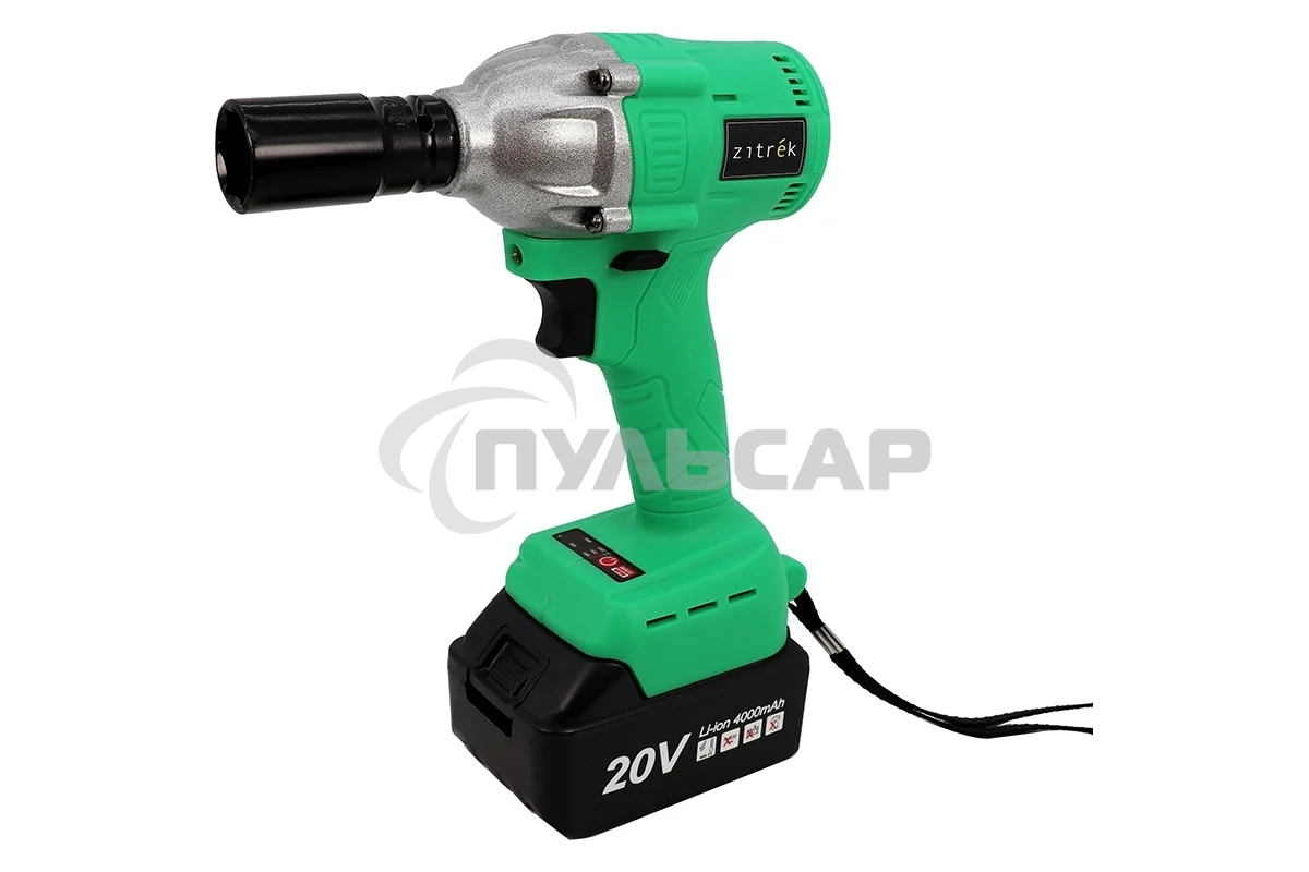 Гайковерт Zitrek Crusher 20-Li аккум. патрон:квад.1/2