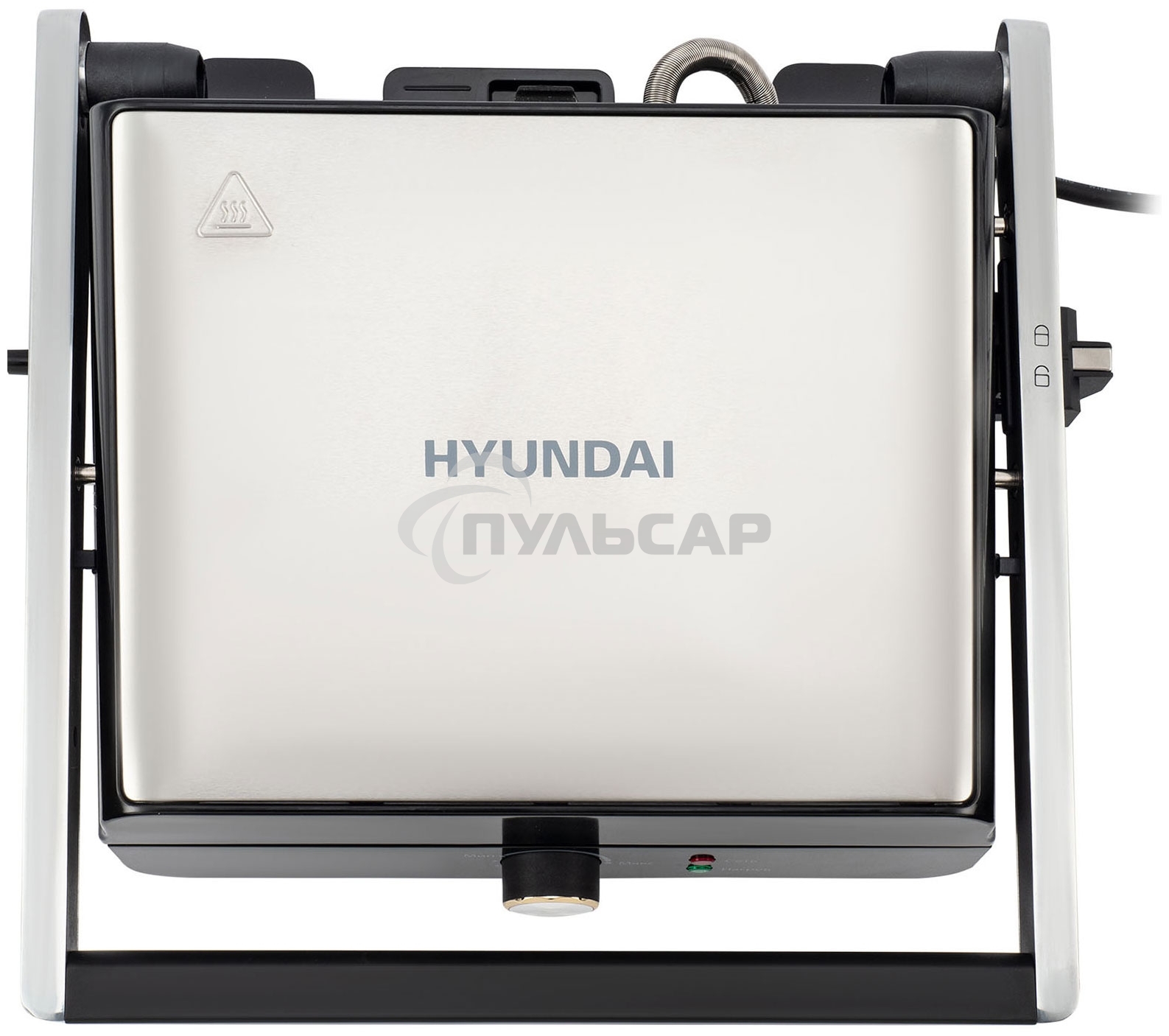 Электрогриль Hyundai HYG-1043 1800Вт черный/черный