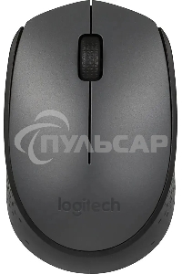 Комплект клавиатура + мышь Logitech MK235 клав:черный мышь:черный USB беспроводная