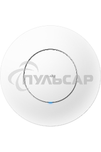 Точка доступа CUDY AC1200 Dual Band Gigabit Ceiling Mount Access Point, MT7621DAN+MT7613B+MT7603E, 867Mbps at 5GHz + 300Mbps at 2.4GHz, 1 x GbE RJ45 Port, Support 12V DC or 802.3af PoE or Passive PoE, Internal Antennas, 48V passive PoE adapter included, C