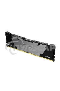 Оперативная память Kingston Fury Renegade Black, DDR4, 8Gb (1x8Gb), 3600MHz, CL16, DIMM, с радиатором, черный