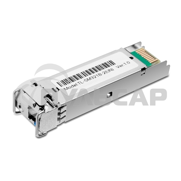 Модуль TP-Link SFP 1000Base-BX WDM Bi-Directional SFP module, TX: 1310 nm and RX: 1550 nm, 1 LC Simplex port, up to 2 km transmission distance in 9/125 μm SMF (Single-Mode Fiber), Supports Digital Diagnostic Monitoring (DDM).