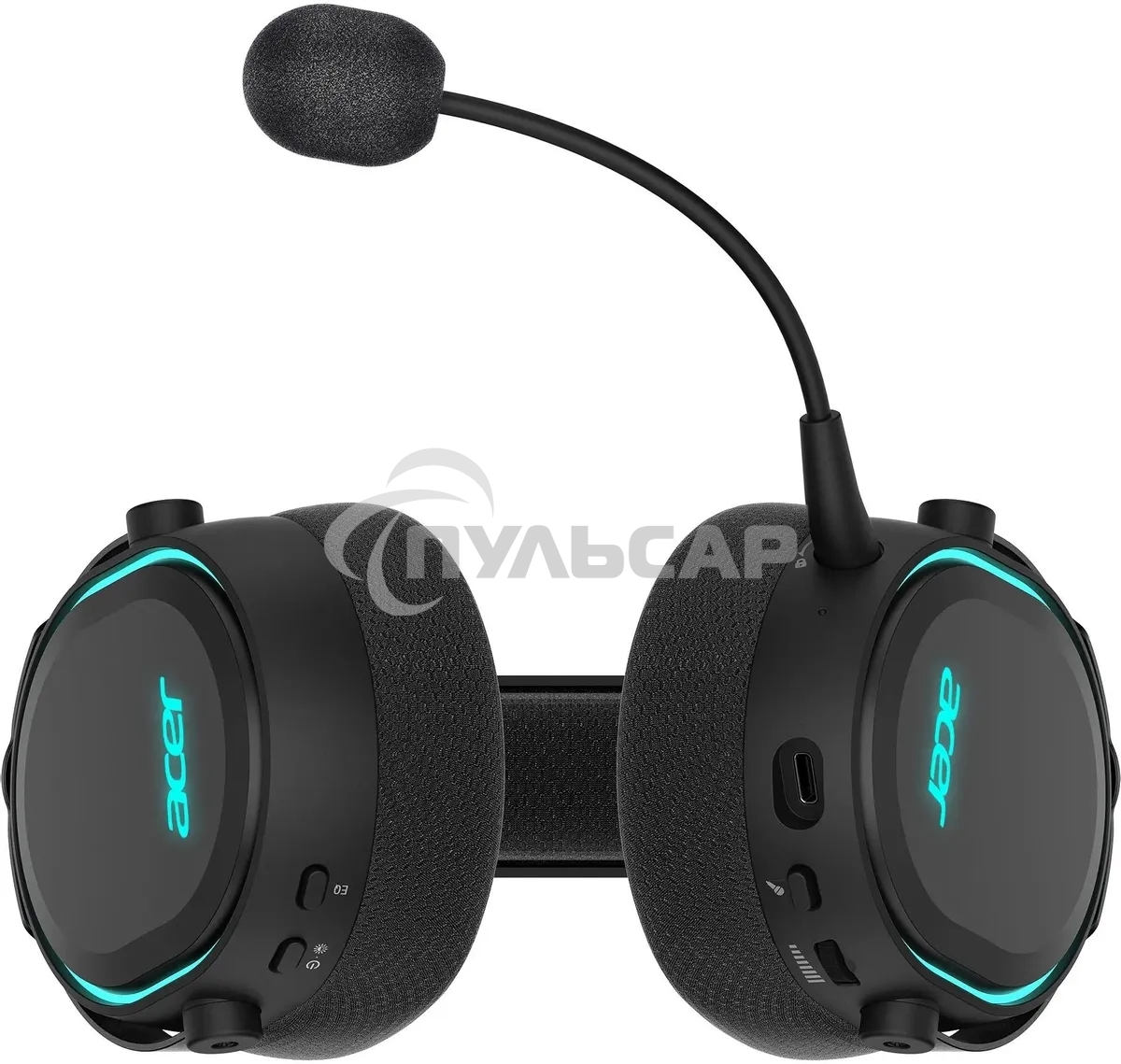 Наушники с микрофоном Acer OHR303 черный мониторные BT/Radio оголовье (ZL.HDSEE.009)