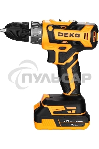 Дрель-шуруповерт Deko DKCD20FU-Li 063-4149, Аккумуляторная, 20В, Кейс