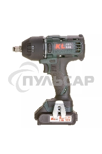Профессиональный бесщеточный гайковерт аккумуляторный KLPRO KLSS18BH-20 (18В, Li-ion-2шт, 2.0А·ч, 400Нм, 2 скорости, подсветка,З/У,в кейсе)
