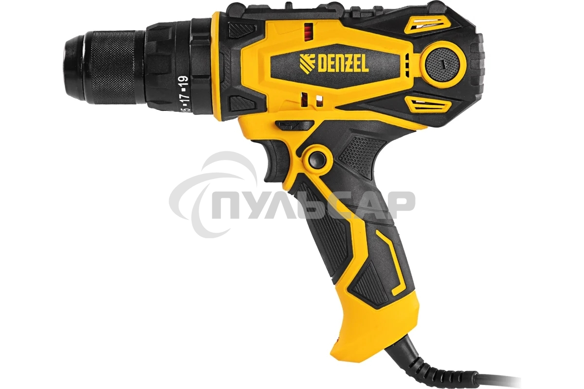 Дрель-шуруповерт Denzel ISD-300-13, Сетевая, 330Вт, Ударная